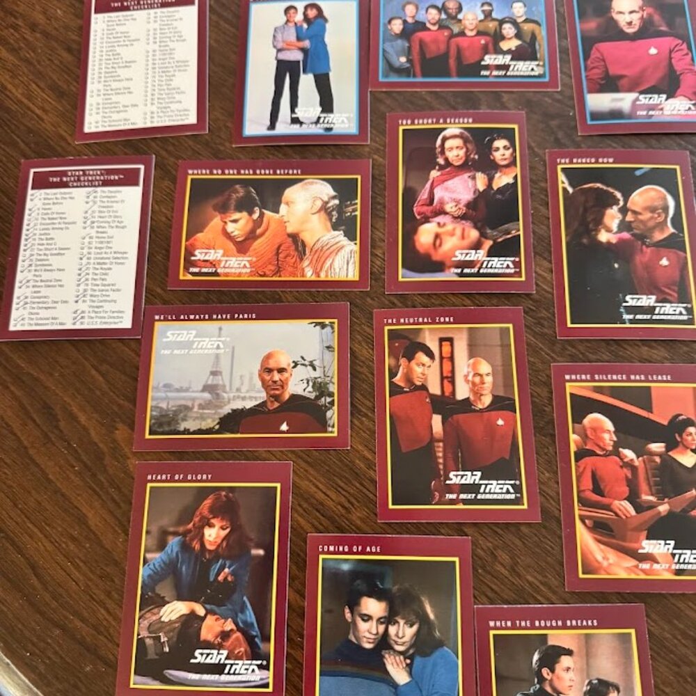 Star Trek The Next Generation 1991 Trading Card Lot